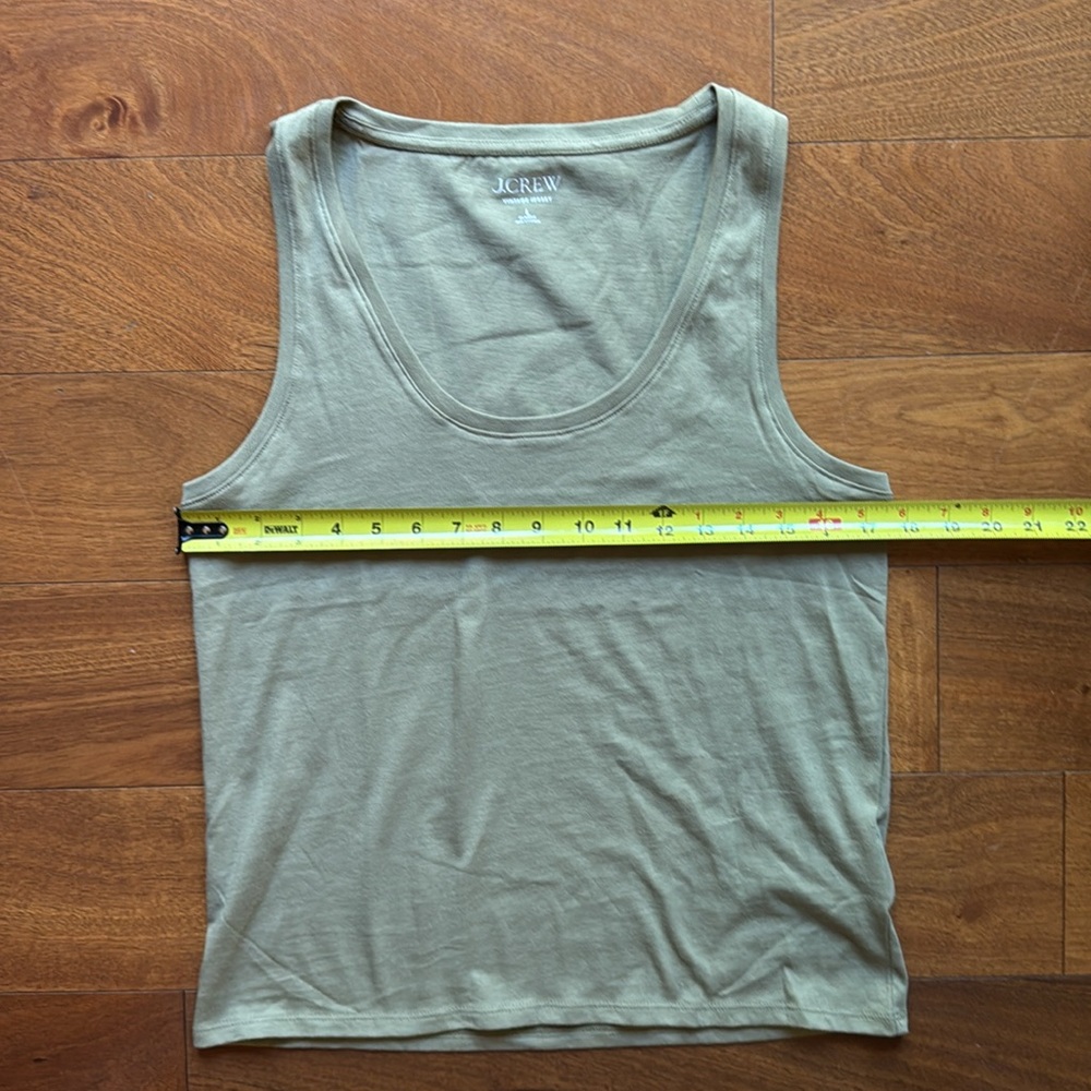 JCrew Women’s Vintage Jersey Scoop Neck Tank - Picture 7 of 8